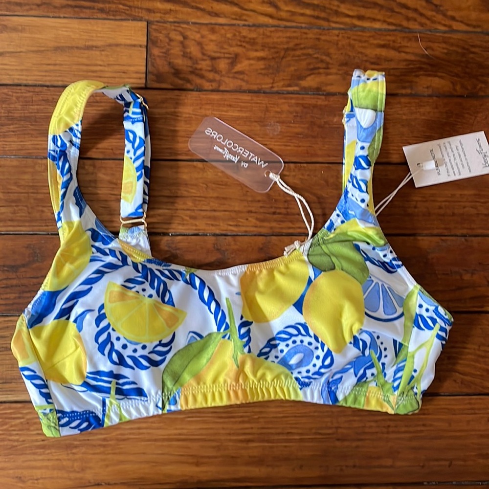 Kenny Flowers Sporty Bikini Top The Positano Size Large